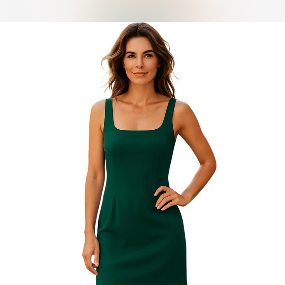 Banana Republic Forest Green Dress